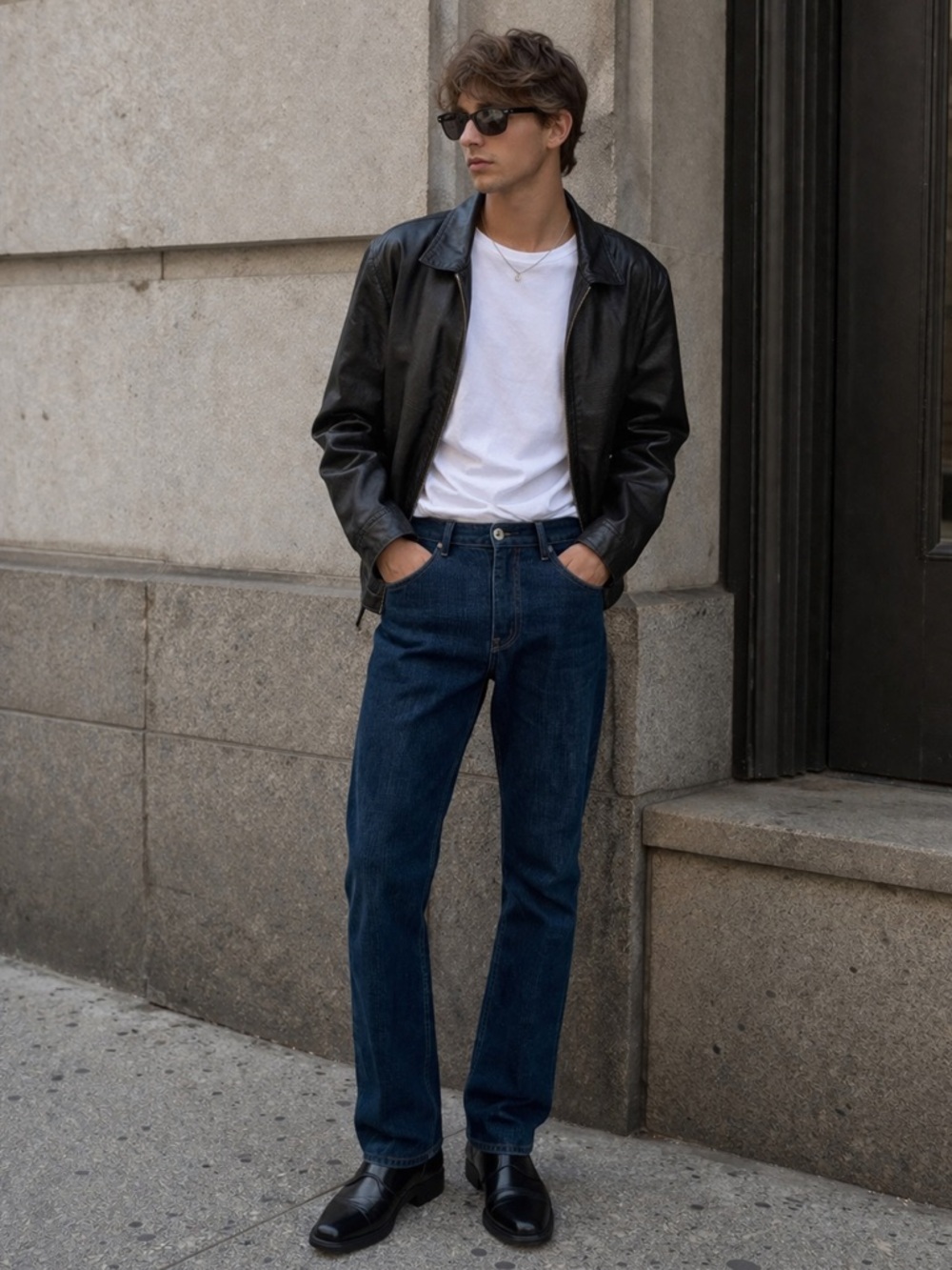 3x1 NYC M5 Low Rise Slim Jean in Raw Wash 36